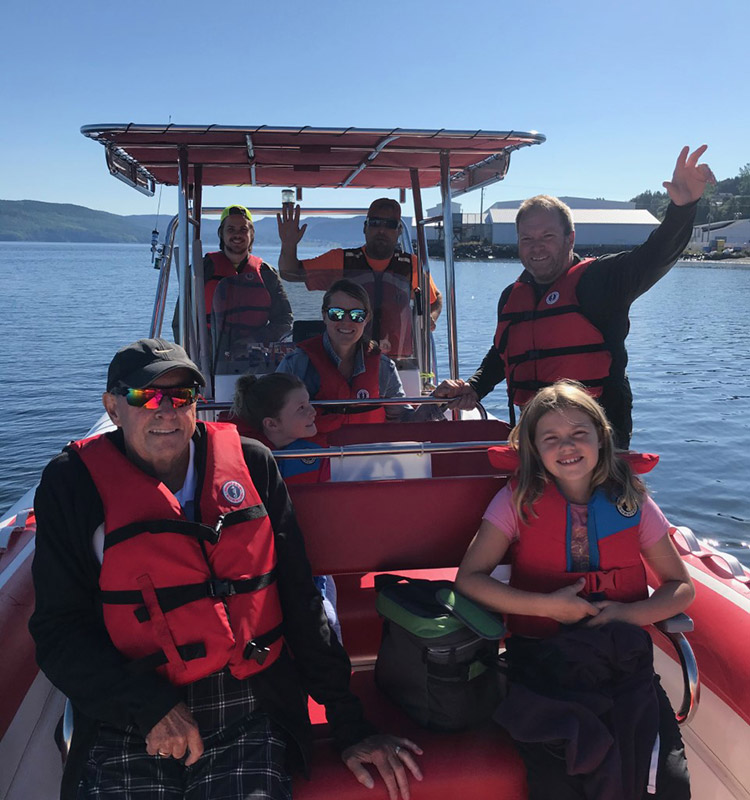 Private Zodiac Boat tours Newfoundland Bay of Islands